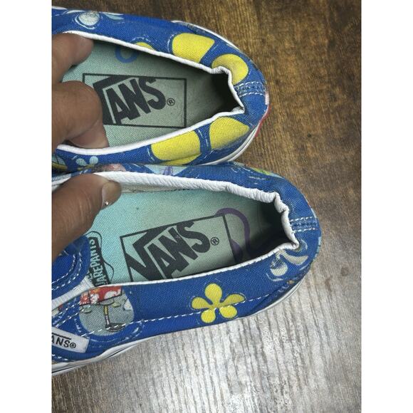 Vans Spongebob SquarePants x Classic Slip-On Shoes 'Alohabob' Size M 3.5 W 5 - Picture 8 of 13
